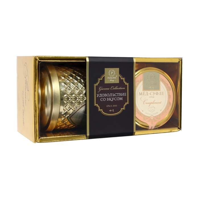 Набор Набор "Золотое чаепитие": мёд-суфле, чай масала, 320 г