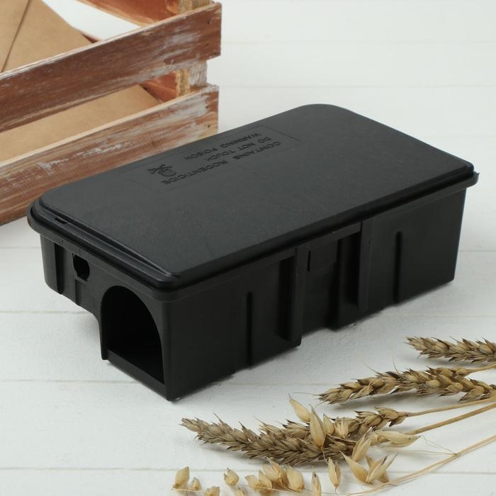 Приманочная станция от грызунов, 23 × 12,5 × 7,5 см Приманочная станция от грызунов, 23 × 12,5 × 7,5 см