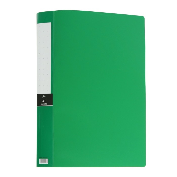 Папка с 40 вкладышами Calligrata А4, 400мкм, МИКС Папка с 40 вкладышами Calligrata А4, 400мкм, МИКС