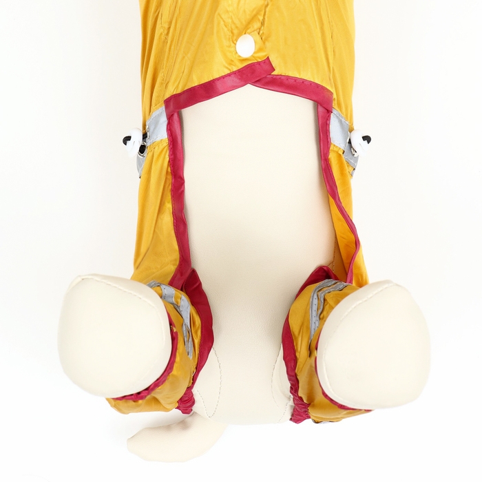 Комбинезон для собак, демисезонный, размер 2ХL (ДС 34-36, Ог 51-53, ОШ 39-41 см), жёлтый Комбинезон для собак, демисезонный, размер 2ХL (ДС 34-36, Ог 51-53, ОШ 39-41 см), жёлтый