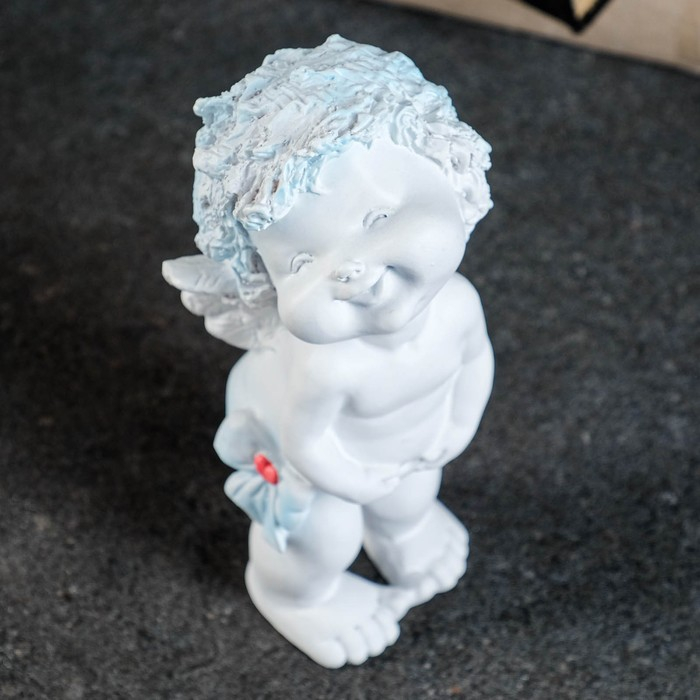 Фигура  Фигура "Счастливый ангелочек" белый   7х8х17см