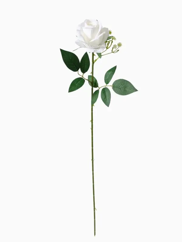 Цветы искусственные &laquo;Роза венесуэльская&raquo;, 8&times;56 см, белые