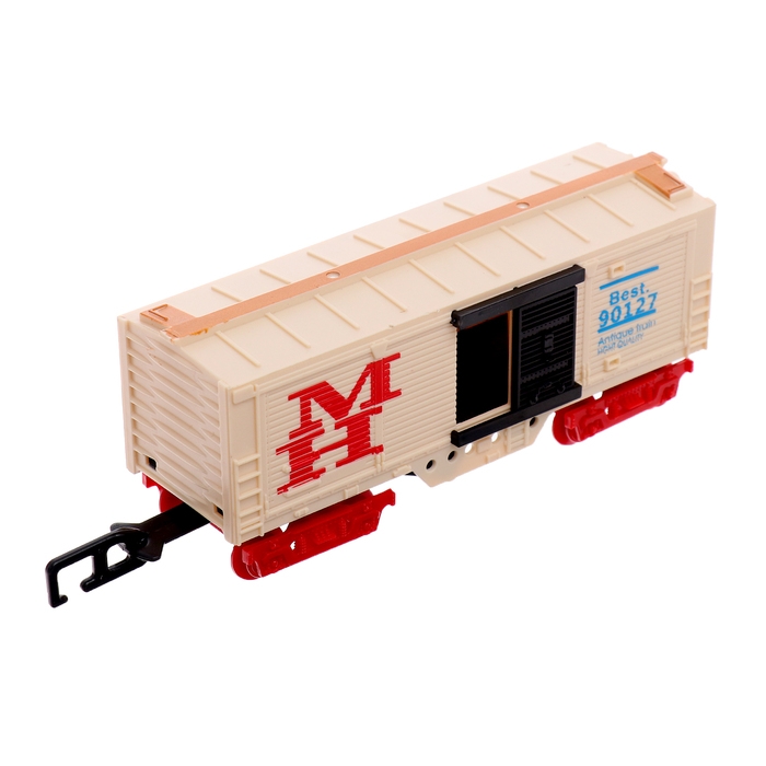 Железная дорога «Винтаж», 2 состава в комплекте, свет и звук, работает от батареек Железная дорога «Винтаж», 2 состава в комплекте, свет и звук, работает от батареек