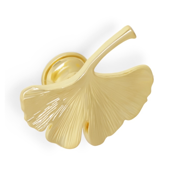 Ручка-кнопка CAPPIO PRO Ручка-кнопка CAPPIO PRO "Листок" 54 x 50 мм, цвет золото