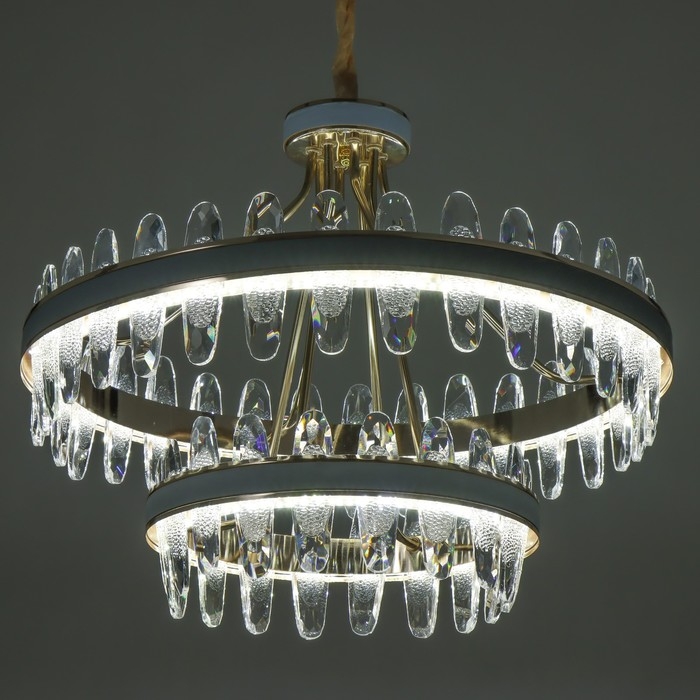 Люстра Люстра "Алиссия" LED 160Вт 3 режима золото 73,5х73,5х62 см BayerLux