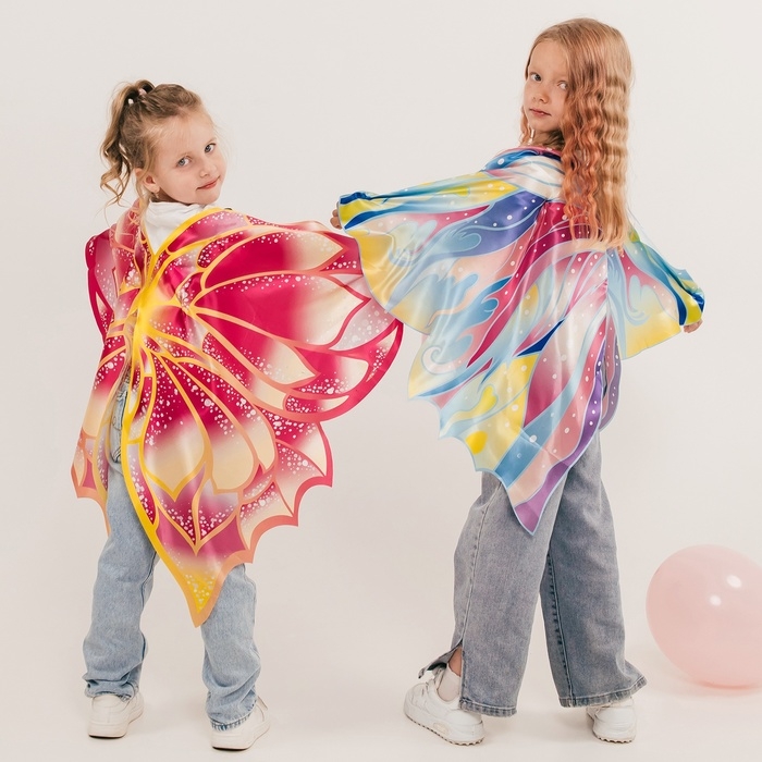 Карнавальные крылья на резинках «Чудесная фея», 80 × 100 см Карнавальные крылья на резинках «Чудесная фея», 80 × 100 см