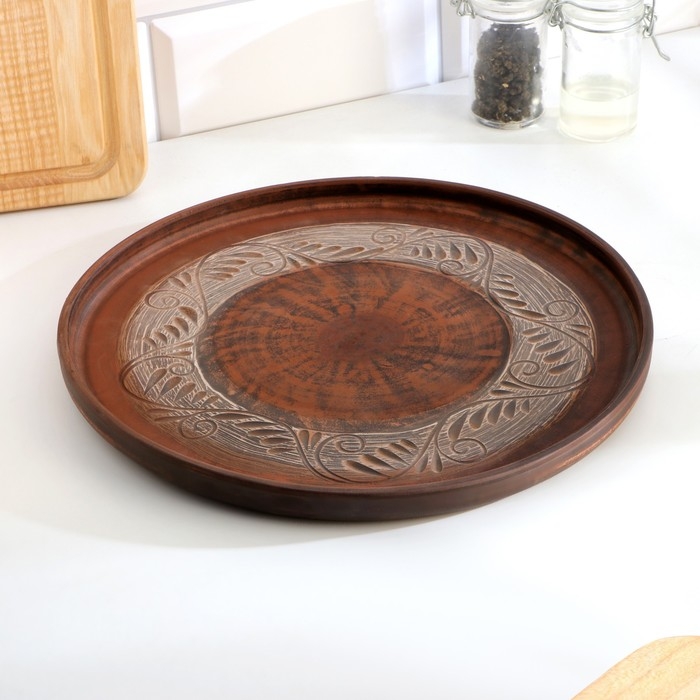 Блюдо для пиццы Блюдо для пиццы "Орнамент", 2,5 х 28 х 28 см