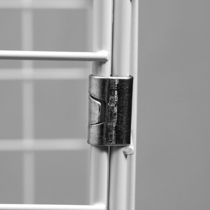 Корзина-накопитель складная, на колесах, 1 полка, 60×40×80 см, цвет белый Корзина-накопитель складная, на колесах, 1 полка, 60×40×80 см, цвет белый