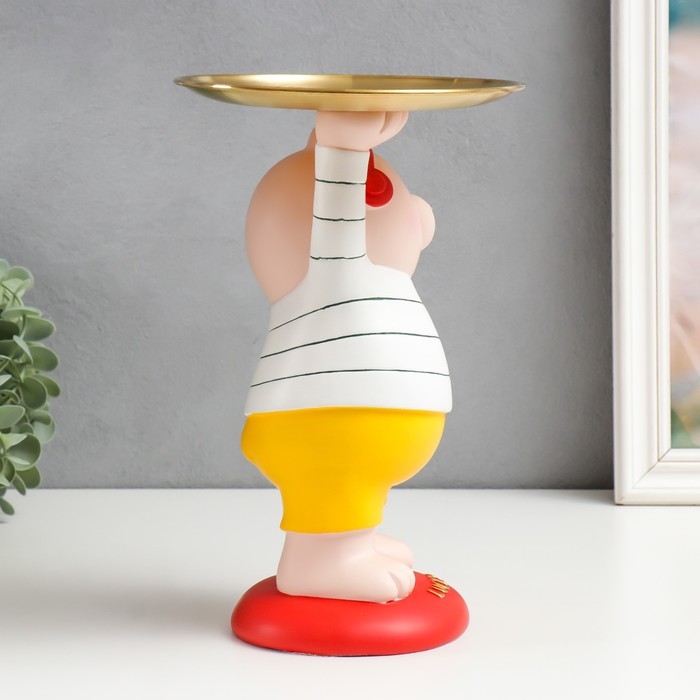 Сувенир полистоун подставка Сувенир полистоун подставка "Медвежонок в жёлтых шортиках" 28х17х21 см