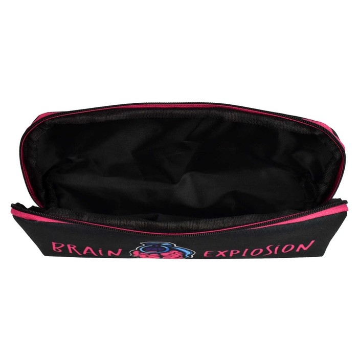 Пенал мягкий, 1 отделение, 100 х 210 х 75 мм, объёмный, Феникс Пенал мягкий, 1 отделение, 100 х 210 х 75 мм, объёмный, Феникс "Взрыв мозга"