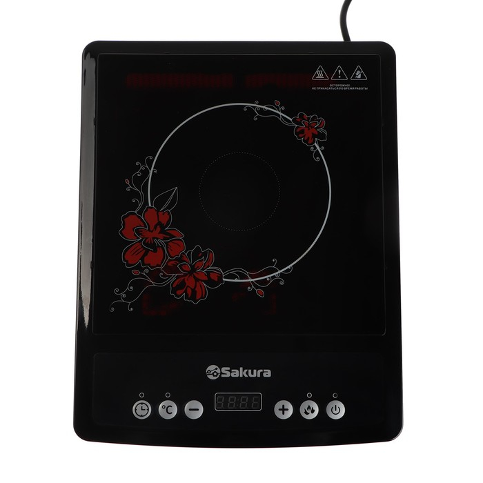 Плитка индукционная Sakura SA-7152FS, 2000 Вт, 1 конфорка, чёрная Плитка индукционная Sakura SA-7152FS, 2000 Вт, 1 конфорка, чёрная