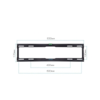 Кронштейн Tuarex OLIMP-112, для ТВ, наклонный, 32-90", до 40 кг, 25 мм, черный