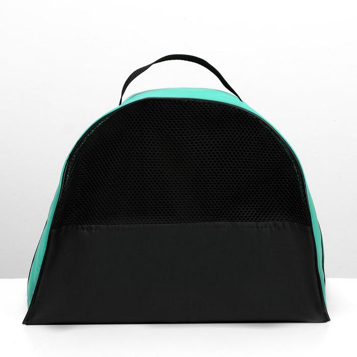 Сумка - переноска для животных, оксфорд, 42 х 22 х 29 см, зелёная Сумка - переноска для животных, оксфорд, 42 х 22 х 29 см, зелёная