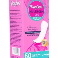Прокладки ежедневные Day Spa, мультиформ, цветочный аромат, ультратонкие, 60 шт.