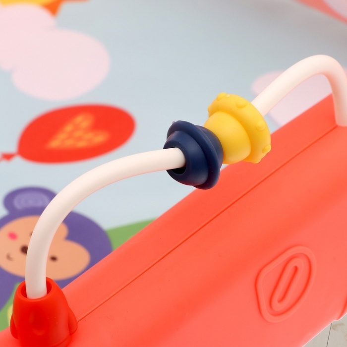 Развивающий коврик-каталка «Сафари», 2 в 1, звуковые эффекты, цвет красный Развивающий коврик-каталка «Сафари», 2 в 1, звуковые эффекты, цвет красный