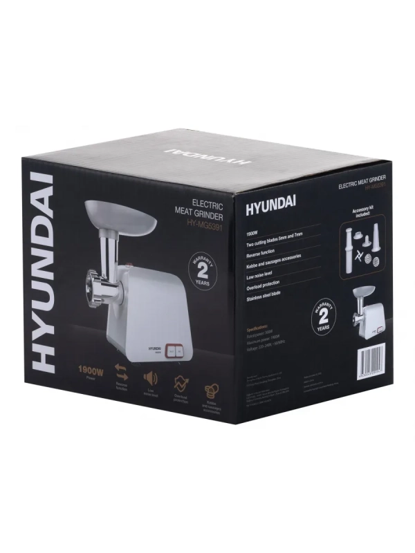 Мясорубка HY-MG5391 1900Вт белый Мясорубка HY-MG5391 1900Вт белый