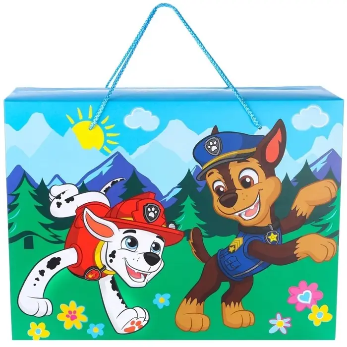 Пакет подарочный-коробка, 40&times;30&times;15 см, упаковка, Щенячий патруль