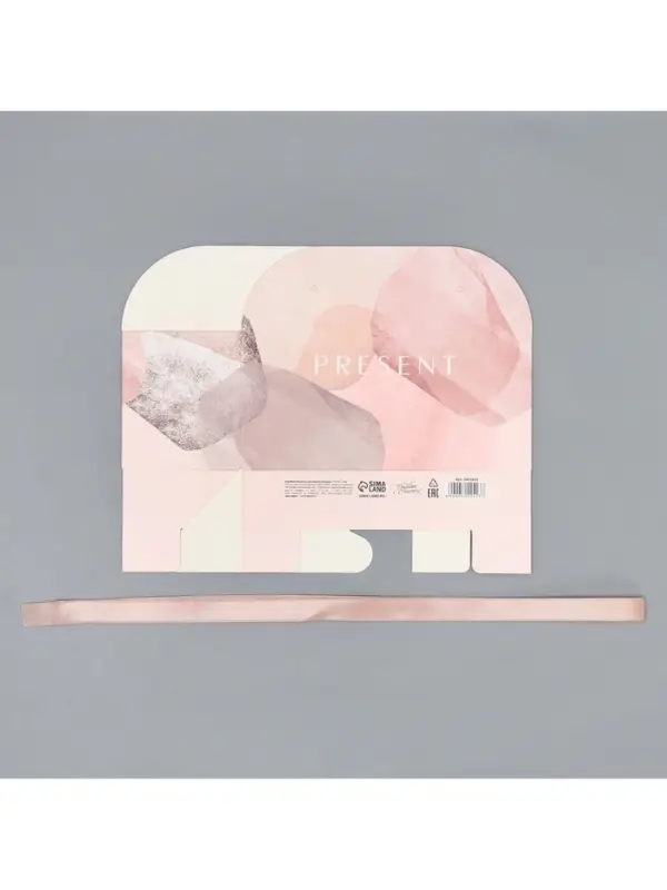 Коробка-переноска для цветов складная Present, 17&times;13&times;7 см