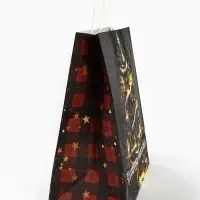 Пакет бумажный подарочный новогодний крафт &laquo;Сказочный Новый Год&raquo; 32&times;17.5&times;37 см