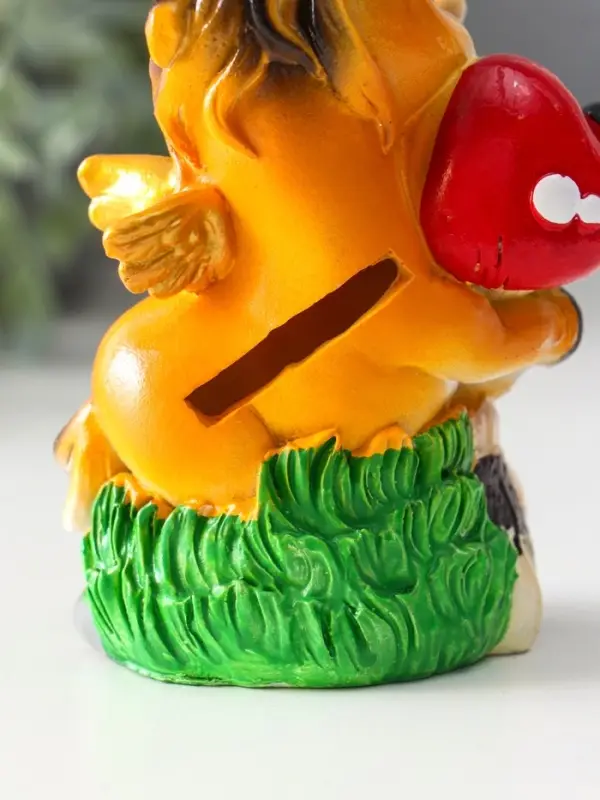 Копилка полистоун Копилка полистоун "Лошадка с мухомором" 5,5х8х12,5 см