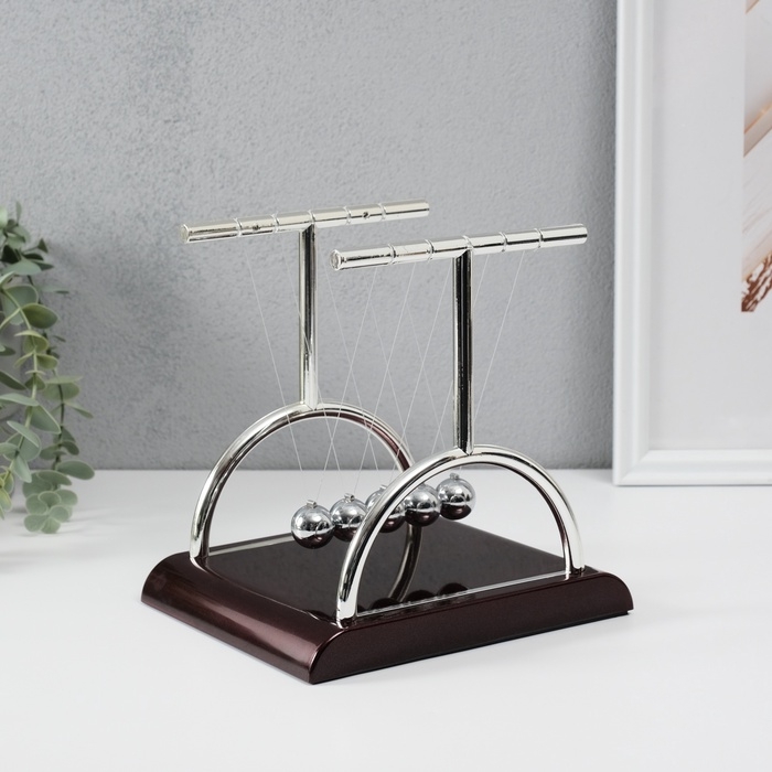 Маятник Маятник "Шары техно" квадрат столбик 18 x 17 x 15 см