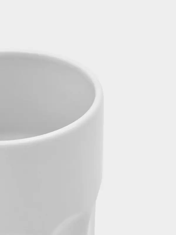 Стаканы Доляна &laquo;Классика&raquo;, набор 2 шт., 500 мл, керамика, белые