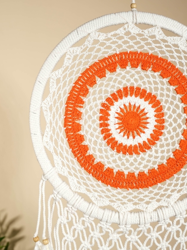 Ловец снов "Красный глаз" 32х90 см.