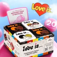 Освежающие конфеты Love is, в форме сердца, со вкусом морской соли и маракуйи, 20 г