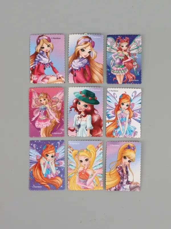 Наклейки для подарков WINX, 42 штуки в коробке. 3 х 4 см