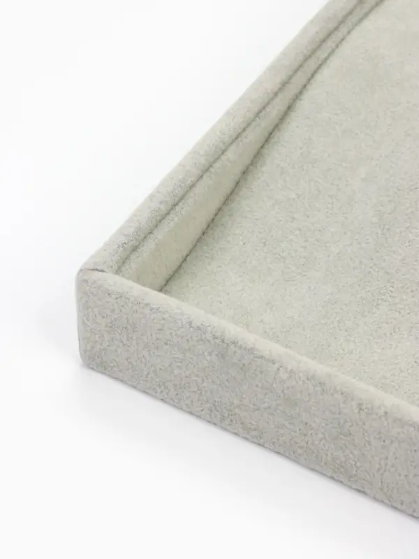 Подставка универсальная QF, 10 крючков и 11 полос для колец, 35&times;24&times;3 см, серая