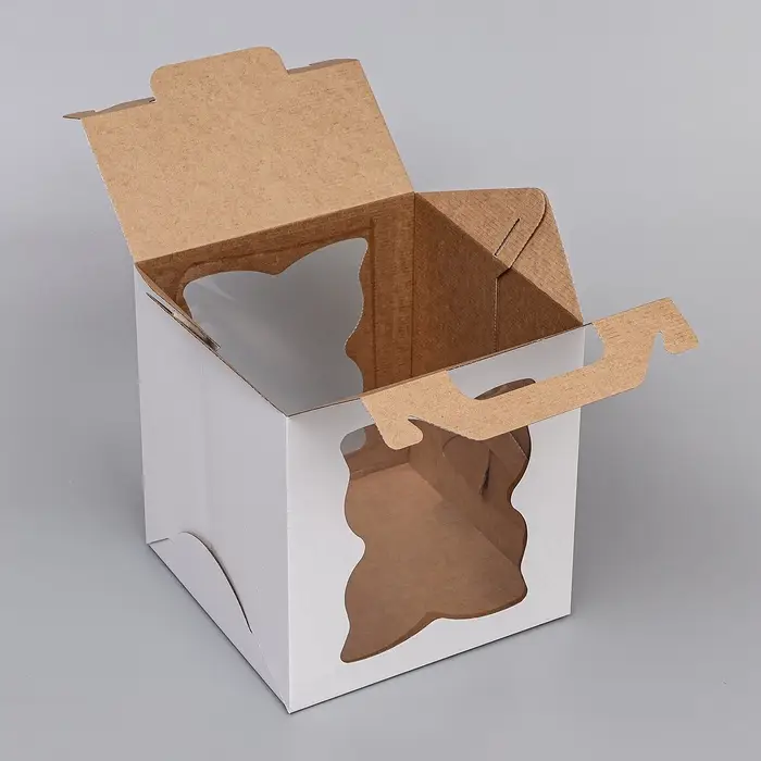 Кондитерская упаковка, коробка для торта &laquo;Клякса&raquo;, 26&times;26&times;28 см