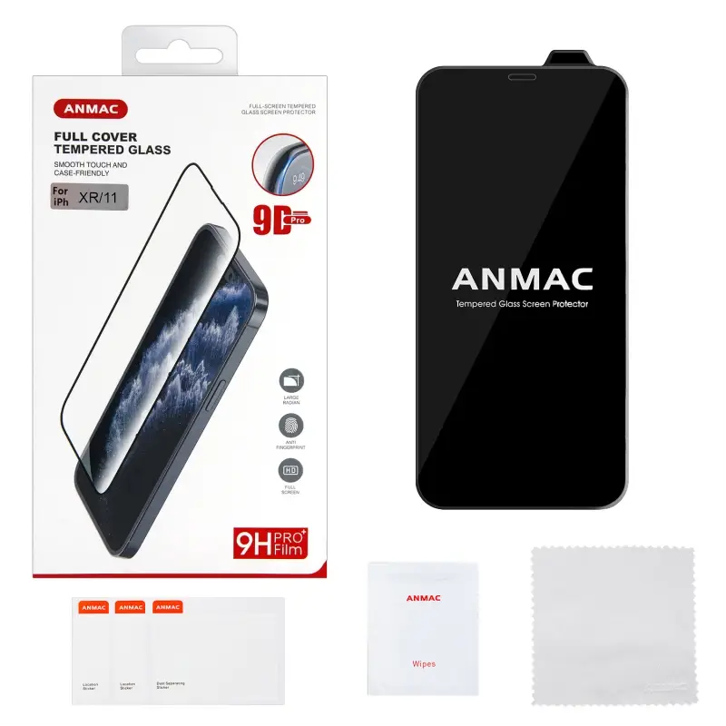 Защитное стекло iPh XR/11 9D ANMAC Арт.1137335