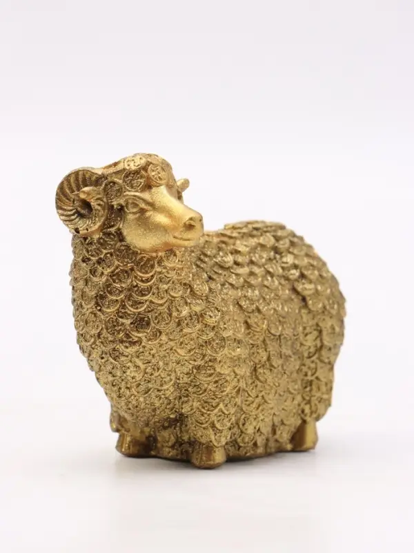 Фигурка декоративная &laquo;Баран денежный&raquo;, 7&times;9&times;4 см, золото