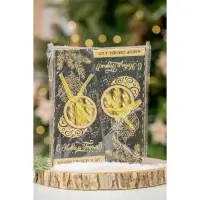 Свечи &laquo;Новогодние&raquo;, набор 8 шт., 1.5 см&times;1.5 см&times;15 см