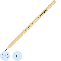 Карандаш чернографитный Красин Конструктор H(Т) дерево/лак шестигр. С-318