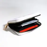 Кошелёк на молнии &laquo;Зебра&raquo;, белый