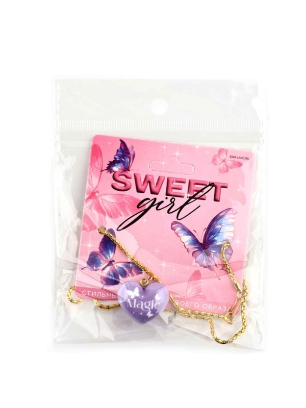 Кулон подвеска сердце “Sweet girl”, 2,4 х 2,3 см Кулон подвеска сердце “Sweet girl”, 2,4 х 2,3 см