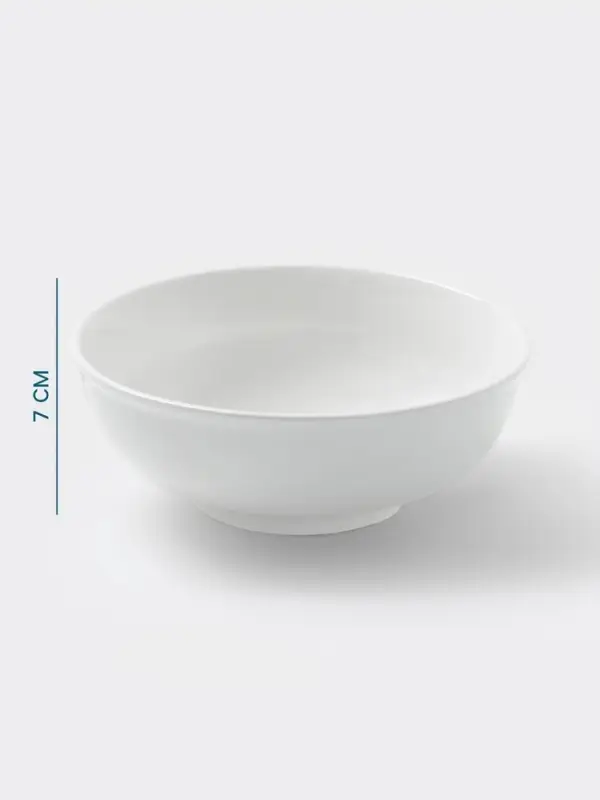 Тарелка глубокая Hanna Kn&ouml;vell, 1 л, d=18.5 см, фарфор, белая