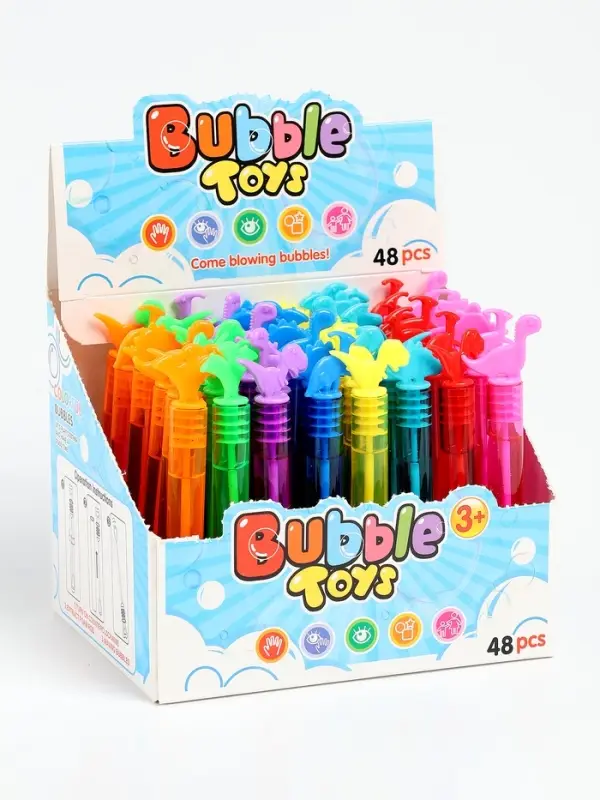 Мыльные пузыри нелопающиеся &laquo;Динозавры&raquo;, 5 мл, МИКС