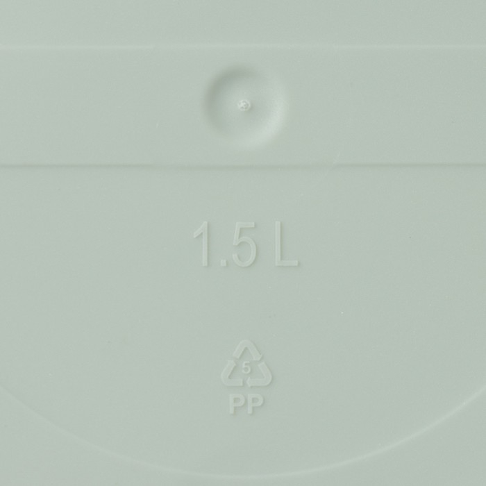 Горшок для цветов с поддоном Saffron, 1,5 л, d=14,6 см, h=13,5 см, цвет светло-зелёный Горшок для цветов с поддоном Saffron, 1,5 л, d=14,6 см, h=13,5 см, цвет светло-зелёный