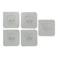 Держатель с клейкой поверхностью ТУНДРА, 60х60 мм, набор 6 шт