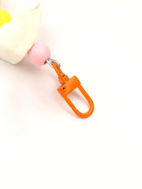 Игрушка для птиц с панцирем каракатицы и бусами, 9&times;3 см, цвет МИКС