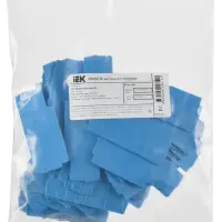 ARMAFIX Заглушка EPCX4-3 BU для колодки клеммной CP/CX4-3 синяя IEK