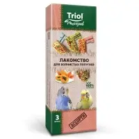Лакомство "Triol" для волнистых попугаев, ассорти, 3шт, 80 г