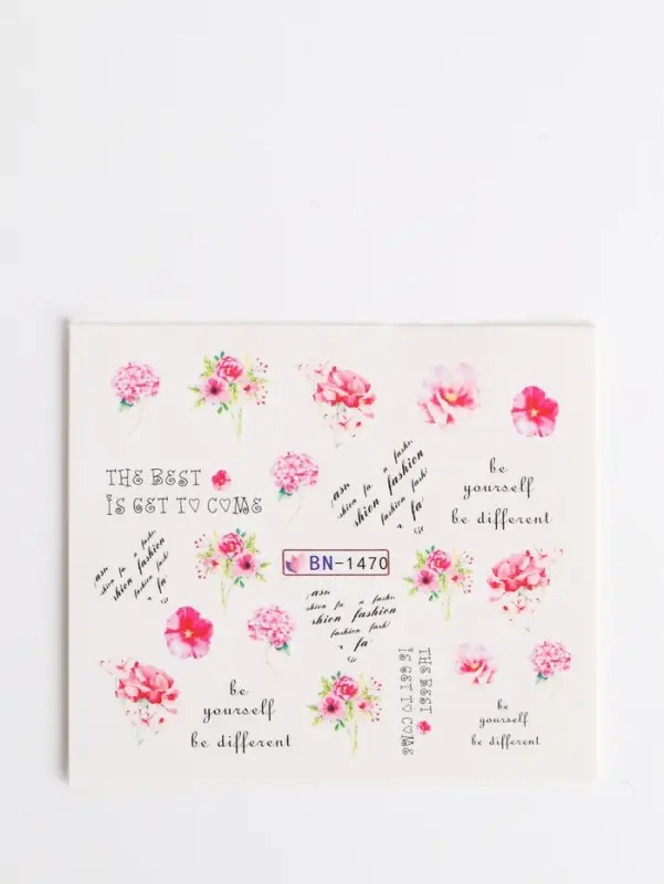 Слайдеры для ногтей «Be yourself», разноцветные Слайдеры для ногтей «Be yourself», разноцветные