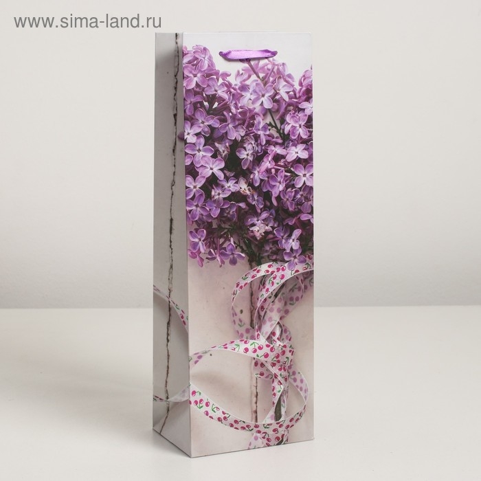 Пакет ламинированный под бутылку, 12 х 9 х 36 см Пакет ламинированный под бутылку, 12 х 9 х 36 см