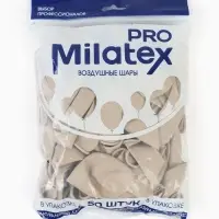 Воздушные шары латексные 12" "Белый песок" пастель, набор 50 шт Воздушные шары латексные 12" "Белый песок" пастель, набор 50 шт