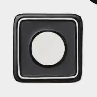 Набор кофейный &laquo;Мейси&raquo;, 12 предметов: 6 чашек 100 мл, 6 блюдец d=11 см, керамика, чёрный