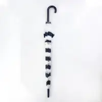 Зонт - трость полуавтоматический &laquo;Полосы&raquo;, 8 спиц, R=45/55 см, d=90 см, МИКС