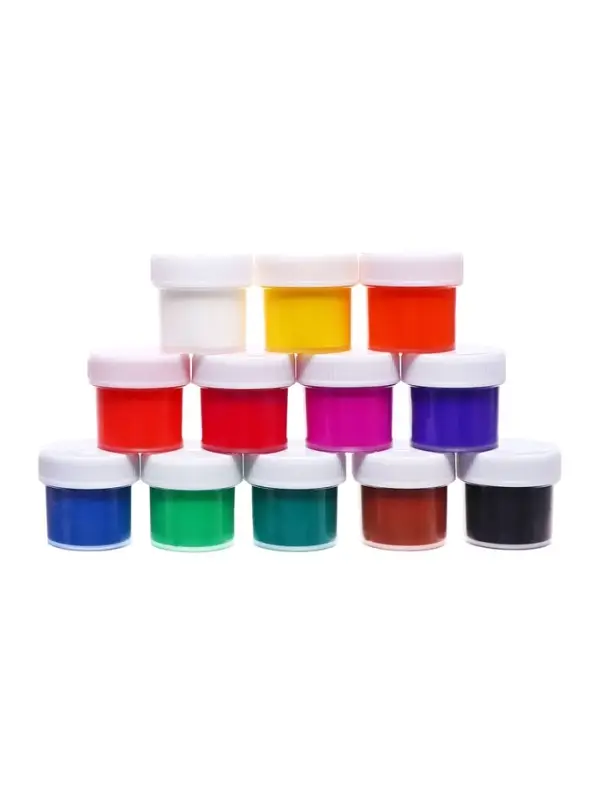 Краска акриловая, набор 12 цветов &times; 20 мл, &laquo;Луч&raquo; художественные